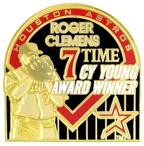 Prendedor Roger Clemens Vintage 2004 MLB 7 Cy Young Awards Prendedor Coleccionista Conmemorativo - Imagen 1 de 2