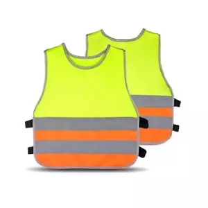 Kids Reflective High Visibility Safety Vests - Picture 1 of 6