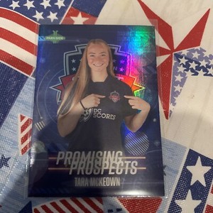 2022 PARKSIDE NWSL PROMISING PROSPECTS BLUE #4 TARA MCKEOWN WASHINGTON SPIRIT