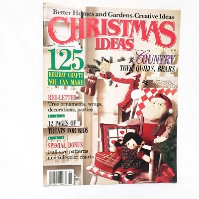 Better Homes and Gardens Creative Christmas Ideas Magazine 1988 Ornaments Party - Image 1 of 4