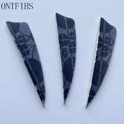 150Pcs 3" Shield Target Pattern Archery Arrow Feathers Fletchings RW LW - Image 1 of 4