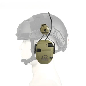 Helmversion taktischer elektronischer Schießohrenschützer geräuschhemmender Kopfhörer NRR23dB - Bild 1 von 26