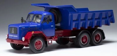 Camión de volteo IXO MAGIRUS JUPITER 6X6 AZUL/ROJO ESCALA 1-43 TRUD004 Foto 1 de 3