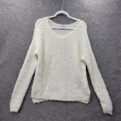 Suéter de punto blanco Bar III para mujer talla M manga larga Foto 1 de 4