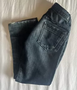 PD&C Jeans Slim Straight Dark Wash Cotton Blend Denim Adjustable Boys Size 8 - Picture 1 of 11
