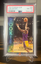 Kobe Bryant Rookie - 1996-97 Stadium Club Rookies 2 #R9 - PSA NM-MT 8 - Lakers