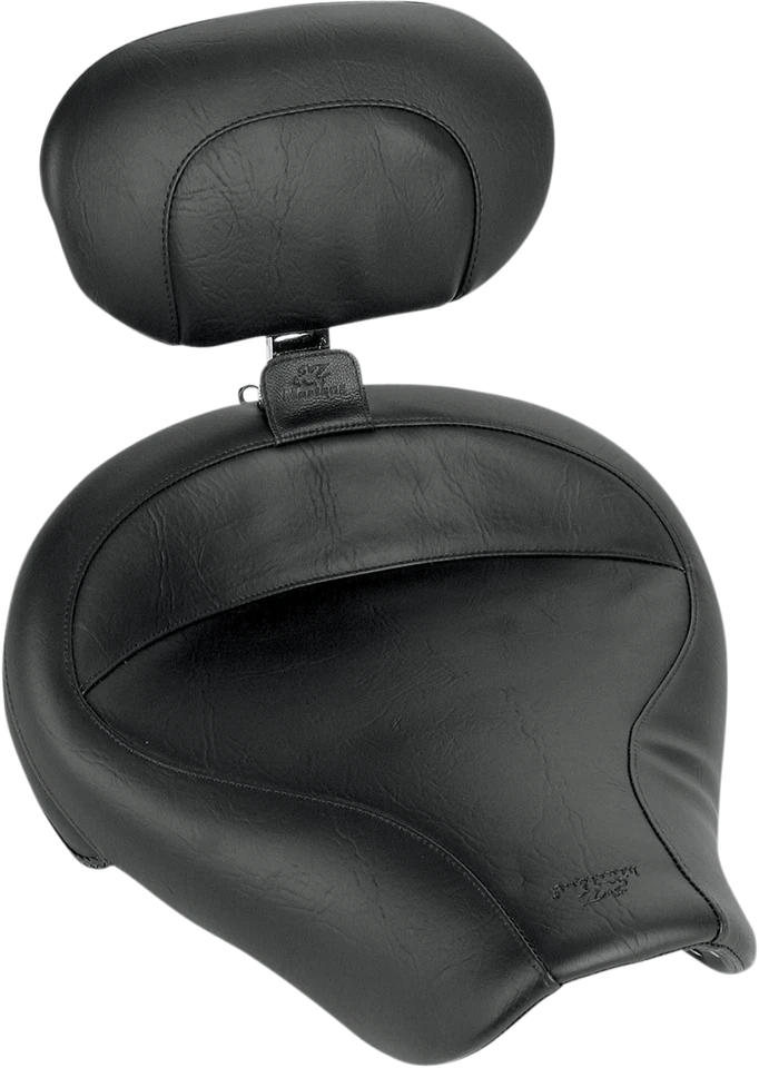 Asiento Mustang Wide Touring vintage con resto 79129 para 96-03 Harley Davidson Dyna Foto 1 de 1