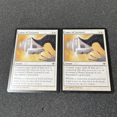 Lapse of Certainty Magic The Gathering Mtg Conflux Card 2 - Image 1 of 4