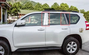 Center Pillar B Cover C Window Frame Sill Trim For 10-19 Toyota FJ150 L/C PRADO  - Picture 1 of 4