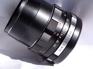 M42 Meyer-Optik Görlitz Orestor come Pentacon elettrico 2,8/100 mm come nuovo e revisionato - Foto 1 di 24