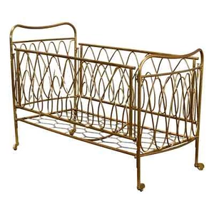 Vintage 1950s Children's Bed Brass Italy - Picture 1 of 10