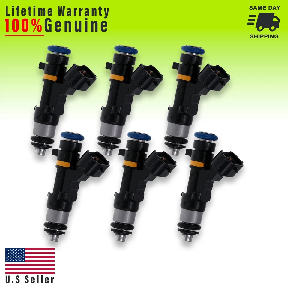 Bosch Fuel Injector Set fit Nissan 350Z: 2005 - 2006 3.5 V6 0280158042 - Image 1 of 1