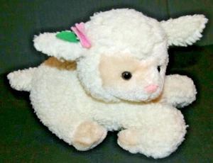 Vintage Easter RUSS BERRIE Wind Up Animated Musical LAMB Sheep Stuffed Animal - Picture 1 of 12