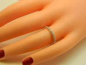 Anello in oro massiccio 14 carati con diamanti anniversario D.0,18 ct SI-H (negozio chiuso)11KPRK - Foto 1 di 4
