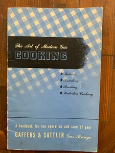 The Art of Modern Gas Cooking, Operation & Care Handbook Gaffers & Sattler Range - Imagen 1 de 1