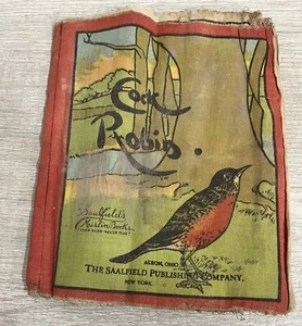 Antikes Tuchbuch von Saalfield Publishing - Cock Robin - Ever Wear Never Tear 3A - Bild 1 von 9