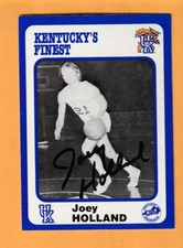 Joey Holland Kentucky Wildcats AUTO Signed 1988 Card #106 Charleston WV 9P