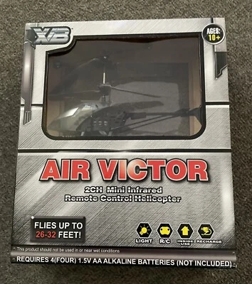 Air Victor 2CH Mini Infrared RC Remote Control Helicopter NIB - Image 1 of 4