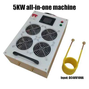 5000W High Frequency Induction Heater All-in-one Machine Metal Smelting Furnace - Picture 1 of 6