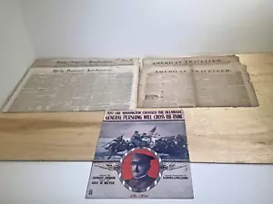 (2) National Intelligencer 1851 & (2) American Traveller (1833-34) Newspapers - Picture 1 of 23