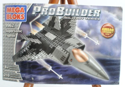 MEGA BLOKS # 9962 Pro Builder Military Series Supersonic Fighter Manual Only - Image 1 of 4