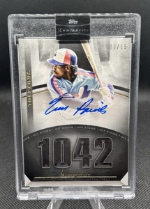 Tim Raines 2021 Topps Luminaries #HK-TR Auto /15 Expos SEALED - Bild 1 von 2
