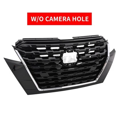 Front Bumper Grille w/o hole For 2021 2022 2023 2024 Nissan Kicks 623109VC5A - Image 1 of 4