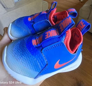 Nike Flex Runner Blue/Red Toddler Kids Athletic Shoes, Sz 4C - Picture 1 of 8