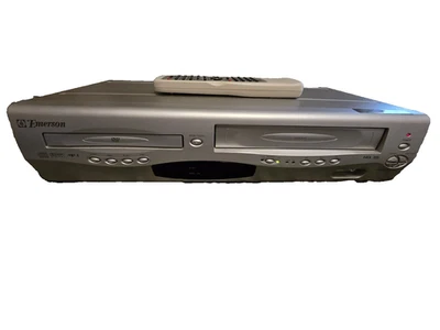 Emerson EWD2203 DVD VCR Combo Player Tested, Works, With Remote - Image 1 of 4