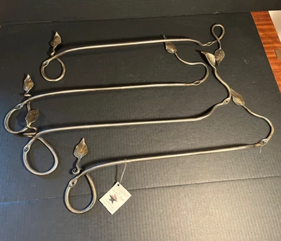 Toallero de hierro Wroght hecho a mano American Blacksmith (4) por Joseph C. Smith Foto 1 de 4