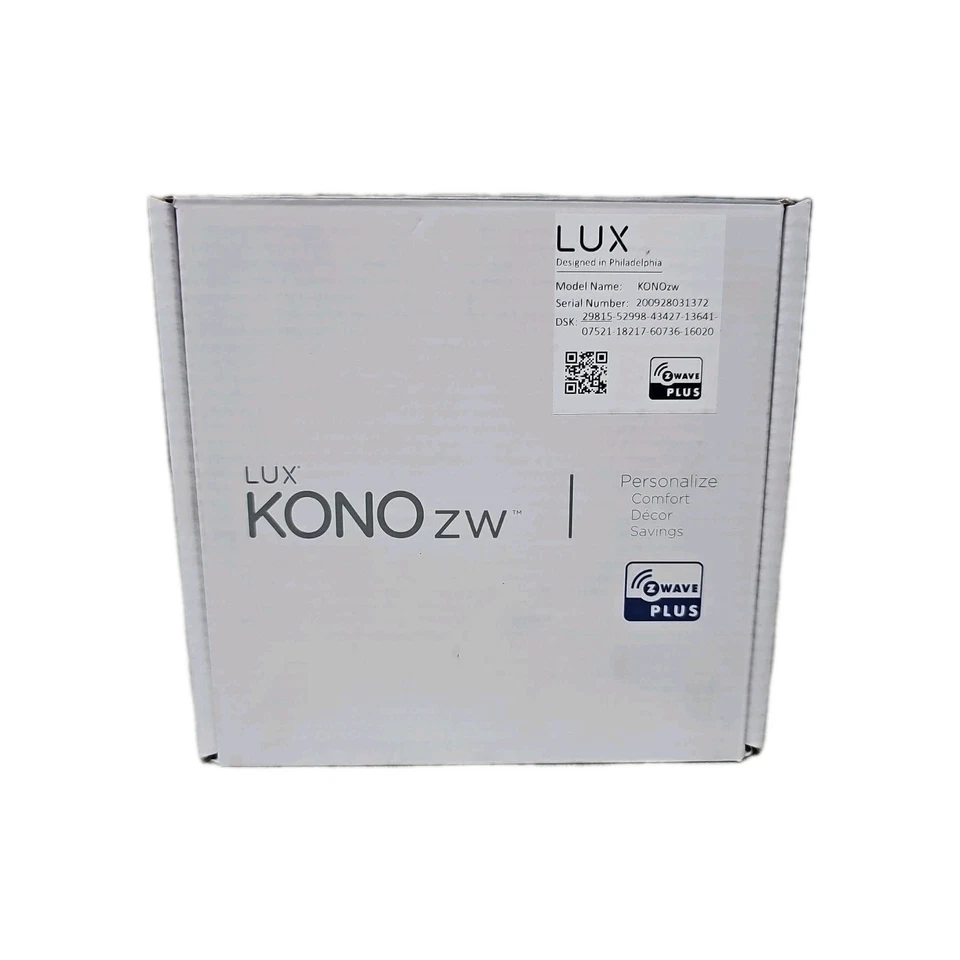 Lux KonoZW Smart Hub Thermostat   - Image 1 of 4