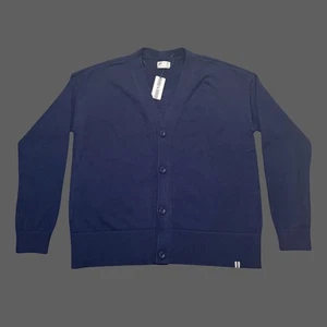 Cárdigan Fila Casa Baseline Azul Marino Talla Hombres XL NUEVO CON ETIQUETAS PRECIO DE VENTA SUGERIDO POR EL FABRICANTE $150 Unisex  - Imagen 1 de 9