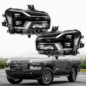 For Mitsubishi Triton L200 23-25 Head Lamp Light LED Projector Front Headlights - Picture 1 of 6