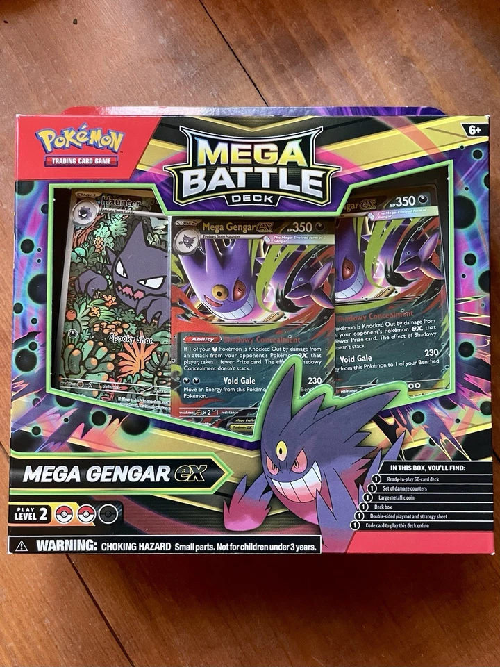Pokemon TCG Mega Battle Deck (Mega Gengar ex) Factory Sealed Brand New IN HAND - Image 1 of 1