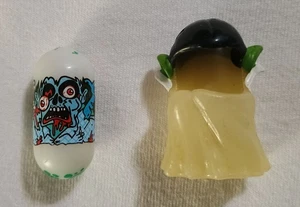 GLOW IN THE DARK MIGHTY BEANZ BODZ SET NUMBER 293 UNDEAD BEAN AND VAMPIRE BOD - Picture 1 of 7