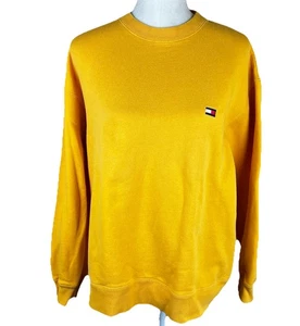 Tommy Hilfiger pullover girocollo manica lunga felpa media oro giallo - Foto 1 di 5