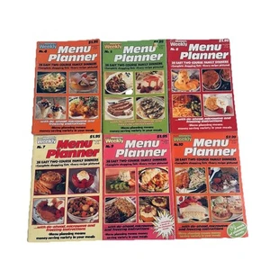 Australian Women's Weekly Menu Planner series 1 vintage mini cookbook recipes - Picture 1 of 17