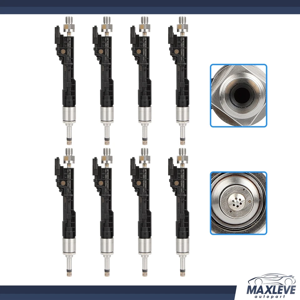 8pcs Fuel Injectors For BMW Alpina B7 Alpina B7 xDrive Alpina B7L 4.4L 2013-2015 - Image 1 of 4
