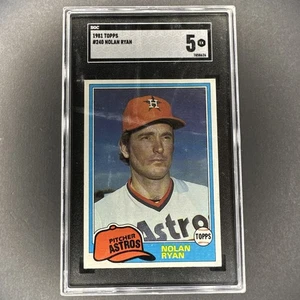 Nolan Ryan 1981 Topps #240 SGC 5 - Picture 1 of 2