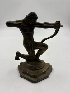 ANTIKE GUSSEISERNE BUCHSTÜTZE HUBLEY SPORT BOGENSCHIESSEN #290 SELTEN! - Bild 1 von 8