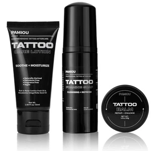 Tattoo Aftercare Kit For New Black Set - 3 in 1 Care (3 Items) - Picture 1 of 8