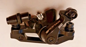 Pinza freno meccanica bici Promax 300 anteriore 160mm / posteriore 140mm + ponte di montaggio - Foto 1 di 6