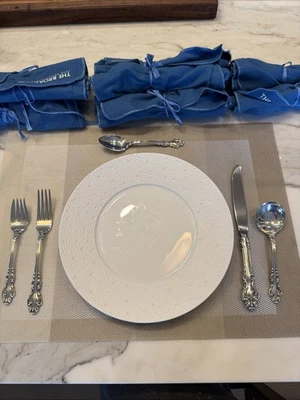 Servicio de plata de ley Reed & Barton "barroco español" para 8, 40 piezas Foto 1 de 4