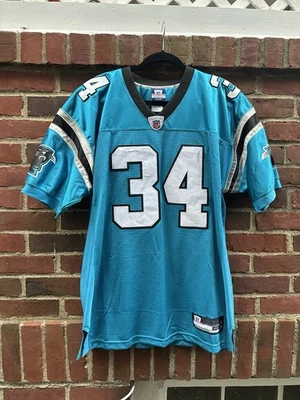 Camiseta deportiva azul NFL Carolina Panthers Deangelo Williams #34 Reebok para hombre talla 48 Foto 1 de 4