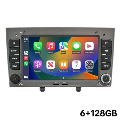 Apple Carplay For Peugeot 308 408 RCZ 2007-2015 Car Radio Stereo Carplay Navi FM - Image 1 of 4