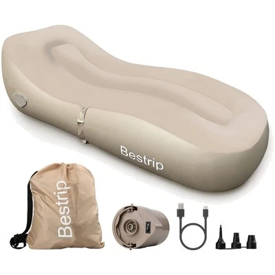 Aufblasbares Sofa, Luftbett, Campingliege für drinnen und draußen - Bild 1 von 2