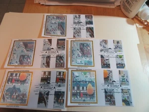 Sc#6024a-t Zehn 250 Jahre Postzustellung 2025 Kombibriefmarke Fdcs [DCP's] Colorano - Bild 1 von 2