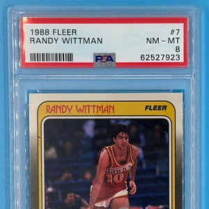 1988 Fleer #7 Randy Wittman PSA 8 – Cleveland Cavaliers - Picture 1 of 5