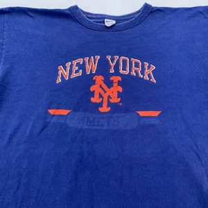 vintage 80s NEW YORK METS CHAMPION T-Shirt LARGE baseball mlb soft - Picture 1 of 8