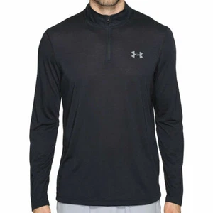Under Armour Threadbourne Siro Mens 1/4 Zip Long Sleeve Fitness Top - Picture 1 of 6